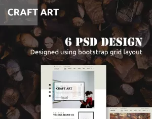 CraftArt PSD Template