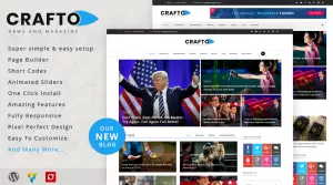 Crafto - News, Blog and Magazine WordPress Theme - Themes ...