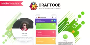 Craftoob  Mobile First Responsive HTML Template