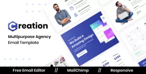 Creation Agency - Multipurpose Responsive Email Template