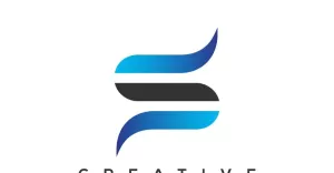 Creative Brand S - Letter Logo Design - TemplateMonster