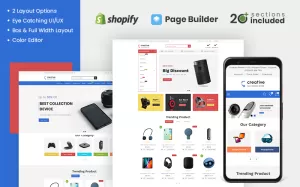 Creative Electronics Store Shopify Theme - TemplateMonster