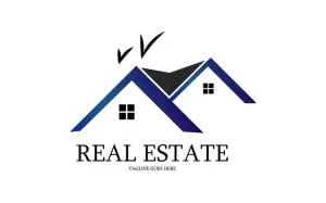 Creative Real Estate House Logo Design - TemplateMonster