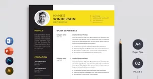 Creative Resume/CV Template