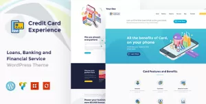 Credit Card Experience  Loan Company and Online Banking WordPress Theme