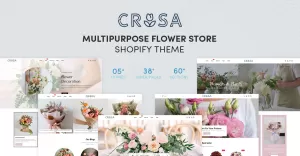 Crosa  Multi-Purpose Shopify Theme for Flower Store