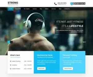 CrossFit WordPress Theme for gyms workouts fitness clubs  SKT Themes