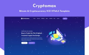 Cryptomax - Bitcoin & Cryptocurrency ICO HTML5 Template