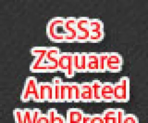 CSS3 - ZSquare Animated Web Profile