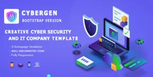 Cybergen - Cyber Security Agency & IT Technology Template
