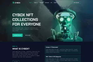 Cybox - NFT Collections Elementor Template Kit