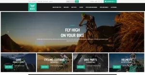 Cycling Equipment OpenCart Template