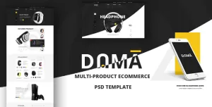 DAMA – Modern PSD Template for Multi-product eCommerce Webshop