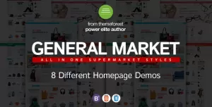 Dance General Market Store HTML Template with Bootstrap 3 and jQuery