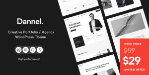Dannel - Creative Portfolio & Agency WordPress Theme