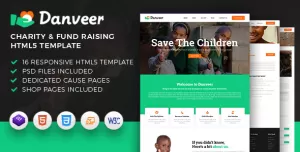 Danveer  Charity & Fund Raising Responsive HTML5 Template