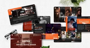 Dasnie - Movie Studio Keynote Template - TemplateMonster