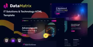 DataMatrix - IT Solutions & Technology HTML Template