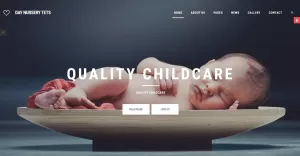 Day Nursery Center - Child care & Babysitter Responsive Joomla Template