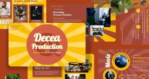 Decea - Movie Production Keynote Template - TemplateMonster