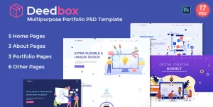 Deedbox - Multipurpose Portfolio PSD Template