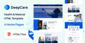 DeepCare - Health & Medical HTML5 Template