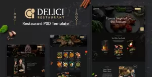 DELICI - Restaurant PSD Template