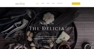 Delicia - Restaurant Responsive WordPress Theme