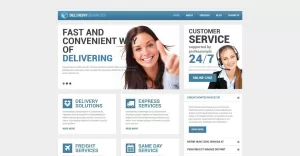 Delivery Services Responsive Drupal Template