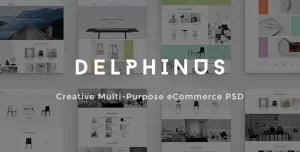 Delphinus - Creative eCommerce PSD template