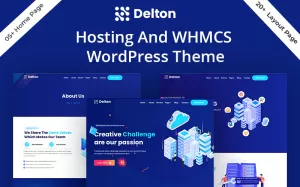 Delton Domain & Hosting Services WordPress Theme