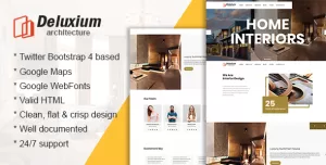 Deluxium - Architecture & Interior Design HTML Template
