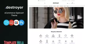 Destroyer - Fashion Store OpenCart Template - TemplateMonster