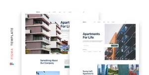 Dexico – Apartment Rent Template for Figma