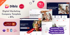 Dibiz - SEO Digital Marketing & IT Company Bootstrap 5 Template