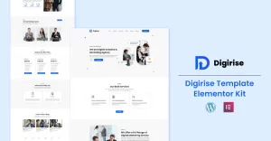 Digirise  - Marketing Agency Ready to Use Elementor Template Kit