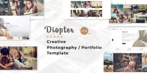 Diopter - Creative Responsive  Photography Portfolio  Template