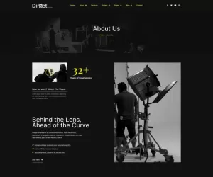 Direct - Film & Video Production Elementor Pro Template Kit