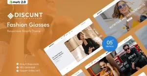 Discunt - Fashion Glasses Responsive Shopify Theme