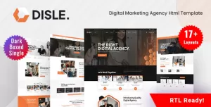 Disle - Digital Marketing Agency HTML