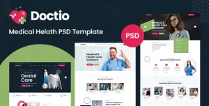 Doctio - Medical Health PSD Template