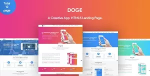 DOGE - App Landing Page