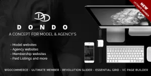 DONDO – Model & Agency Portfolio WP Theme
