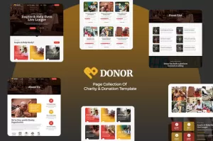 Donor - Charity & Donation Elementor Template Kit