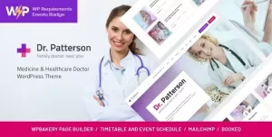 Dr.Patterson  Medicine & Healthcare Doctor WordPress Theme