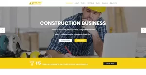 Dream - Construction Joomla Template - TemplateMonster