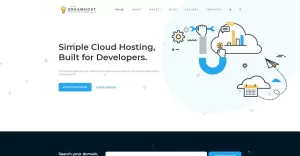 Dreamhost - Cloud Hosting Joomla Template - TemplateMonster
