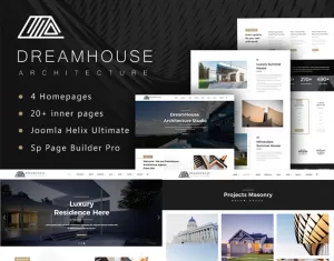 Dreamhouse - Architecture & Interior Design Joomla 4 Template