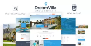 DreamVilla - Single Property HTML Template