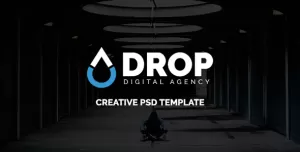 Drop - Digital Agency PSD Template